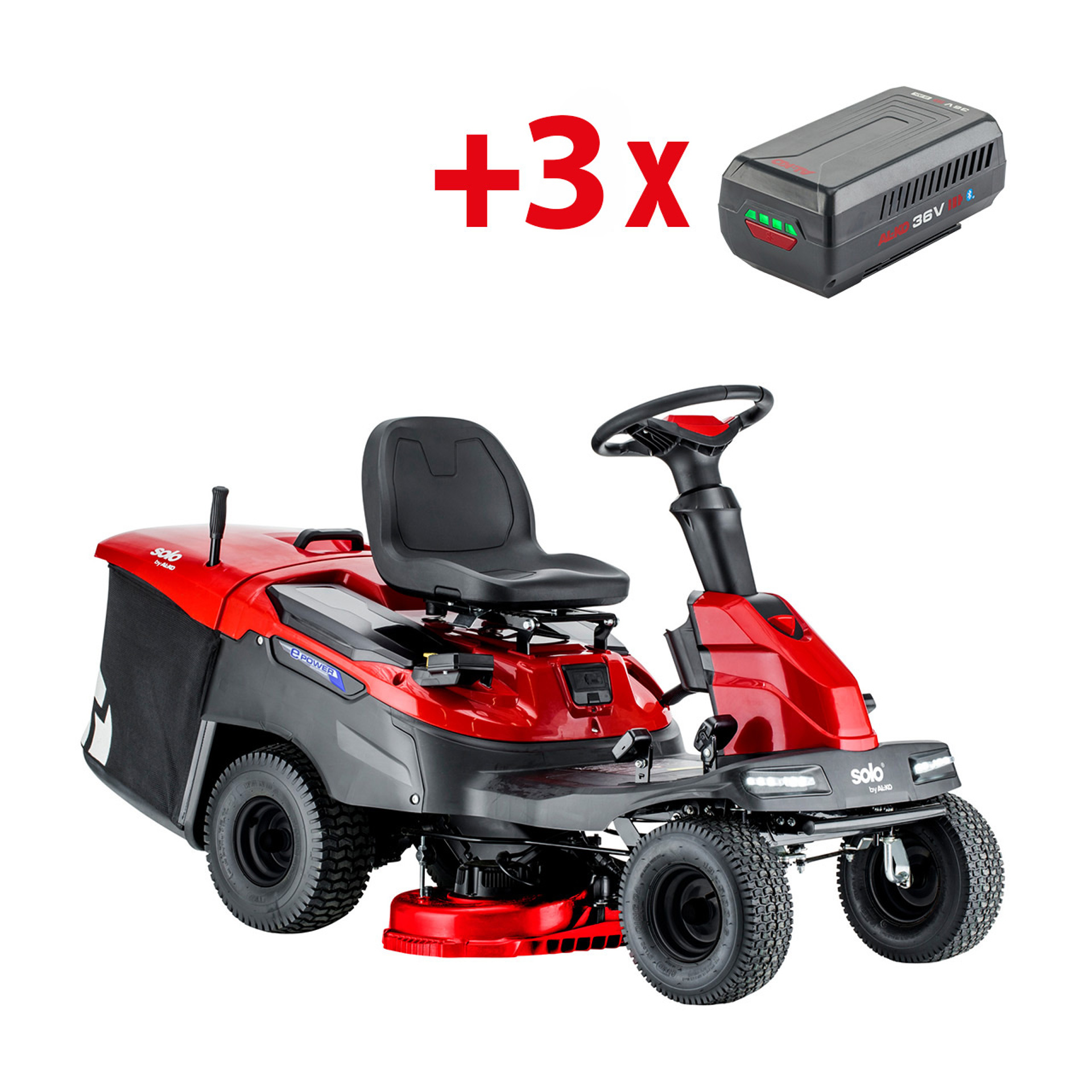 AL-KO R 74.5 Li 36V + 3x 8 Ah SET