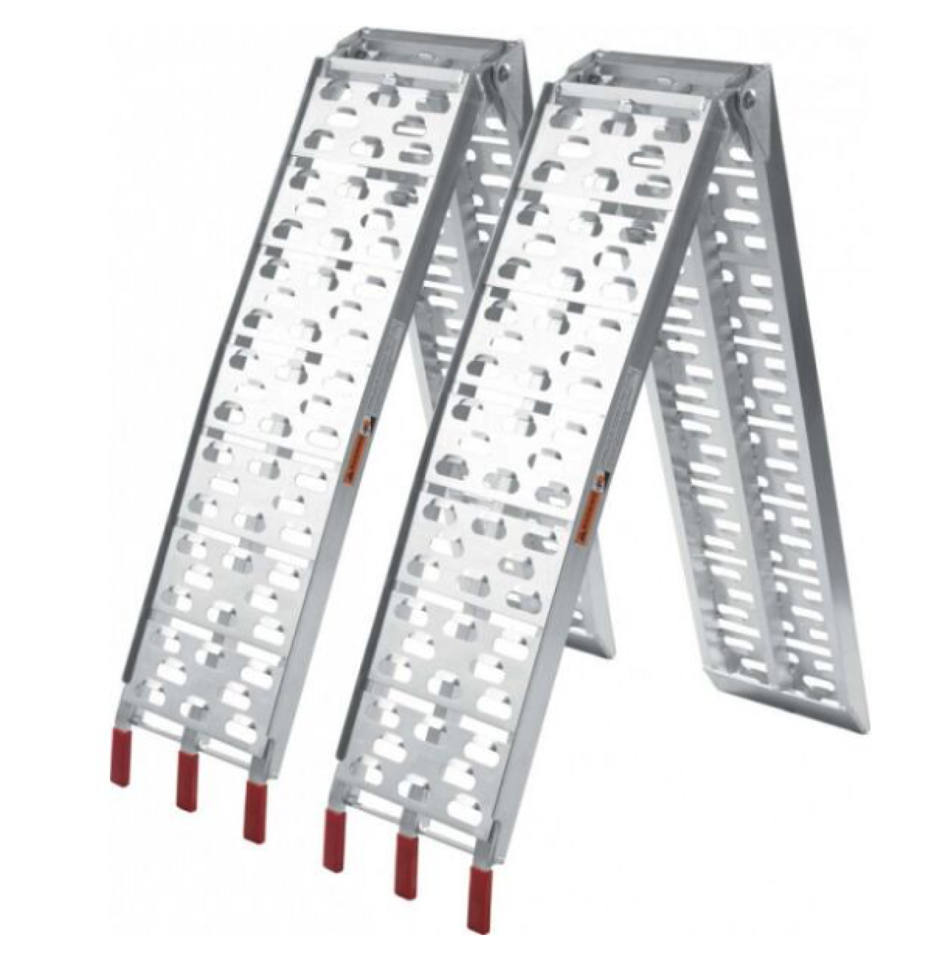 Hliníkové nájezdy s nosností 680 kg, stříbrné