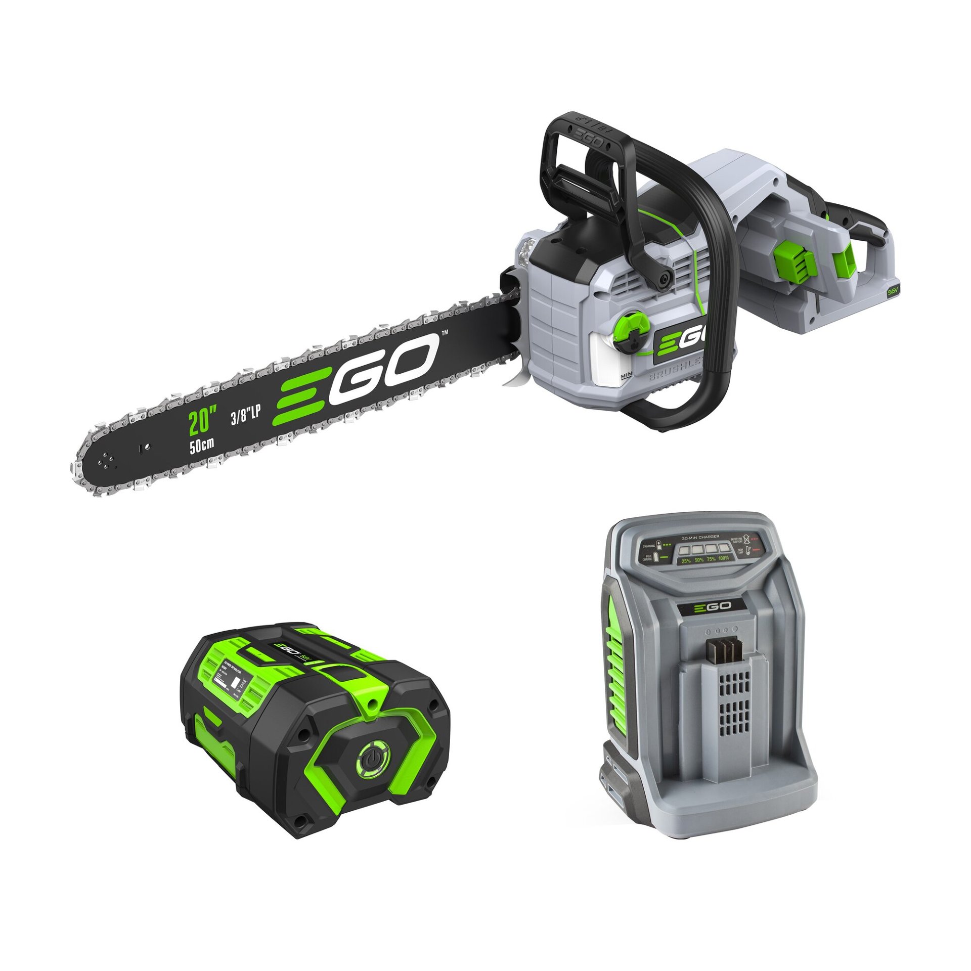 Aku pila EGO CS2005E sada s aku a nabíječkou