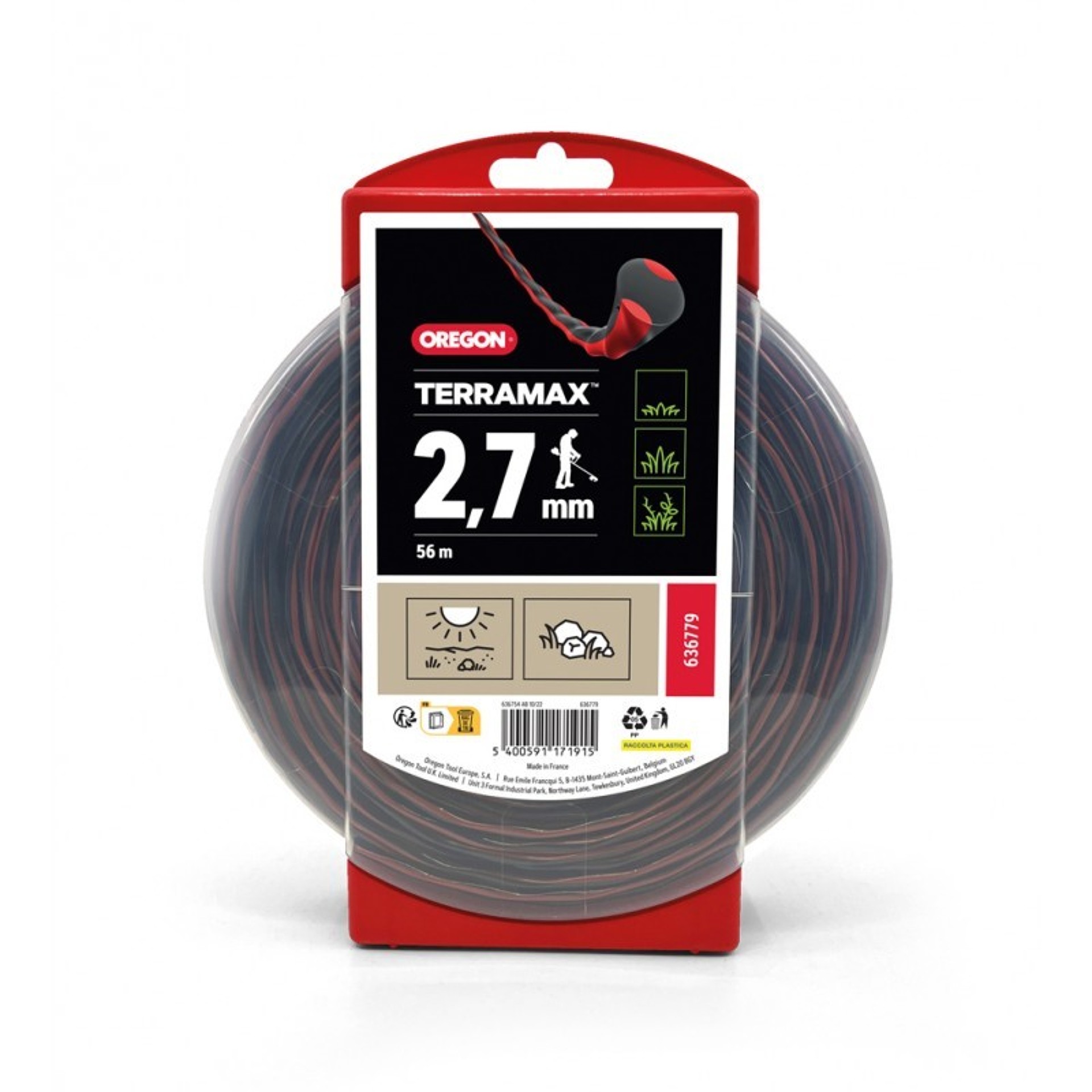 Žací struna OREGON TERRAMAX 2,7mm x 56m