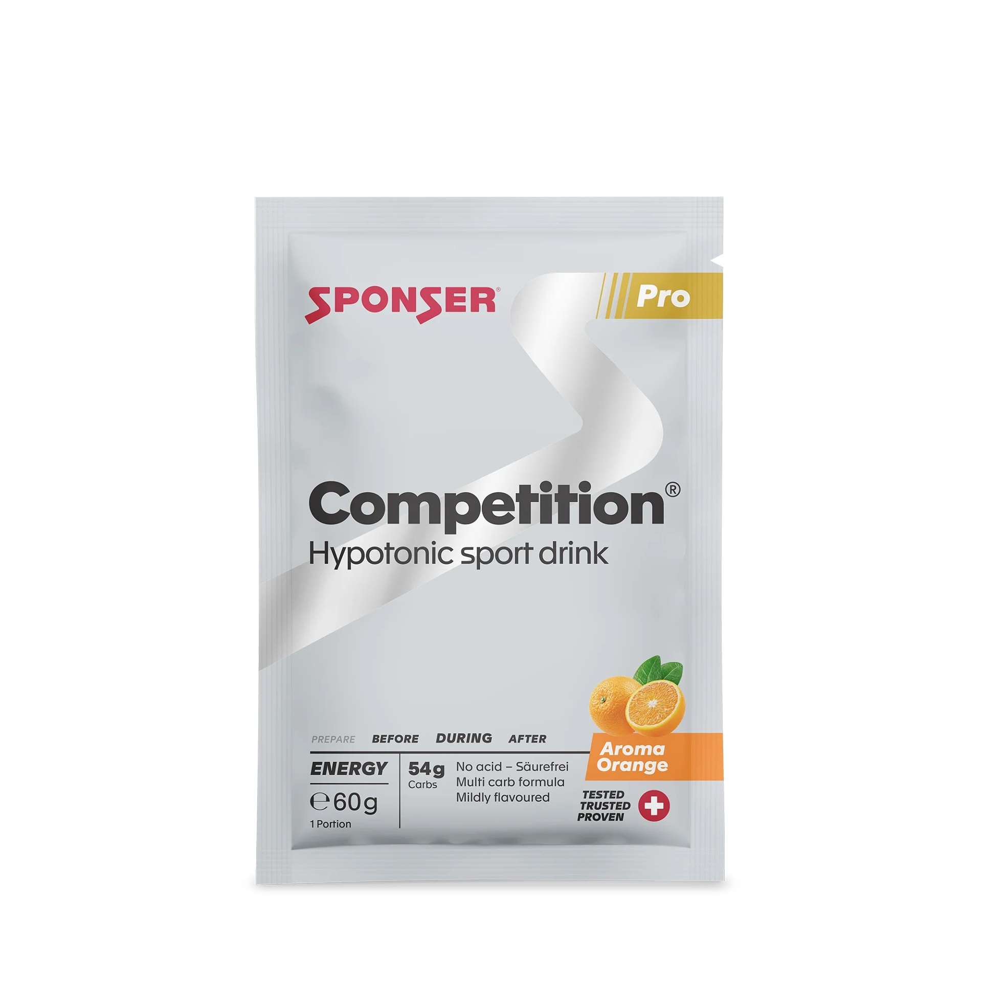 SPONSER Competition Drink Orange 60g