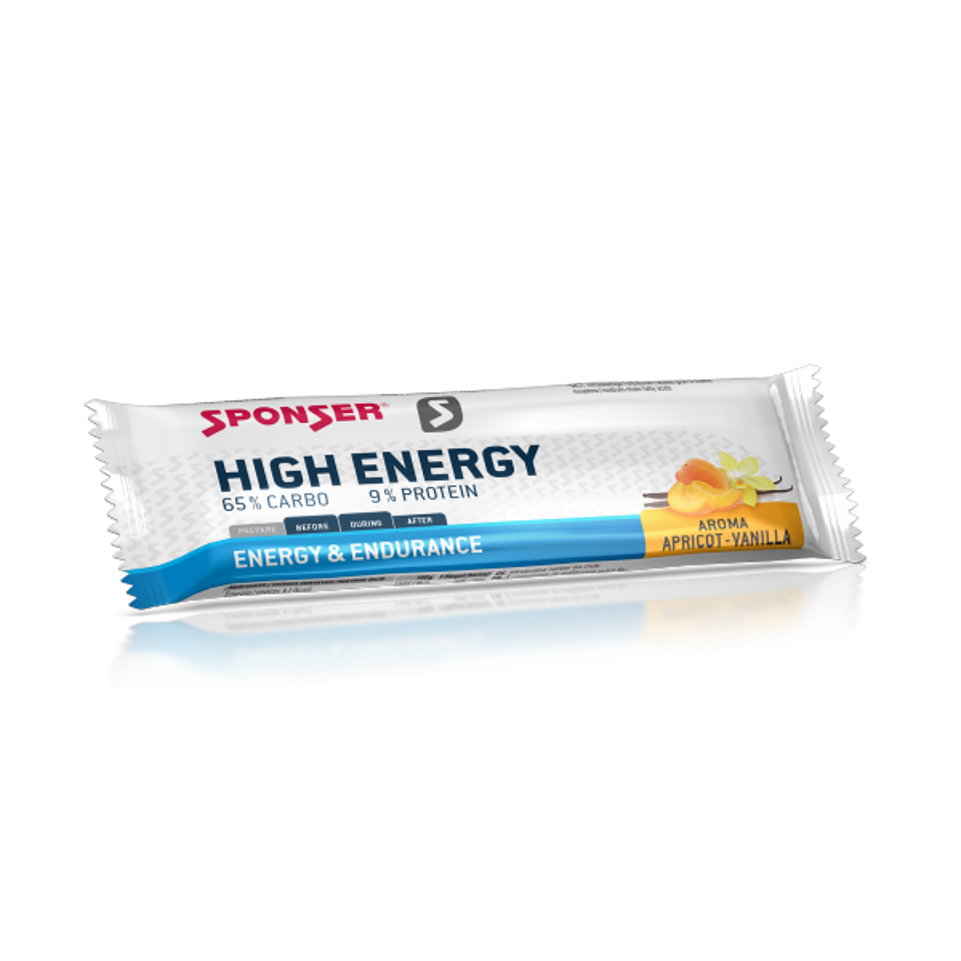 Sponser High Energy Bar Apricot/Vanilla 45g
