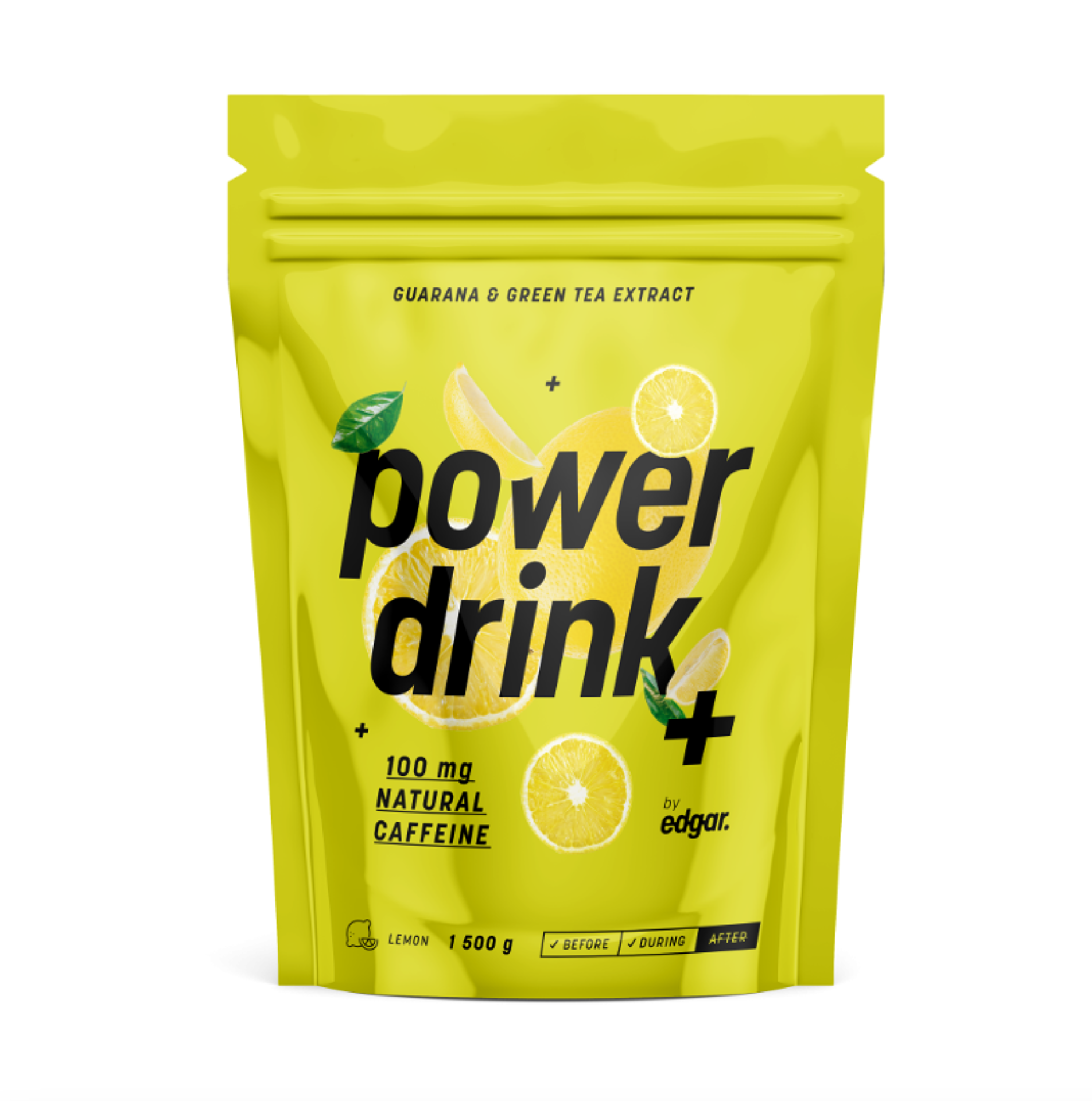 Edgar Powerdrink+ Citrón 600 g