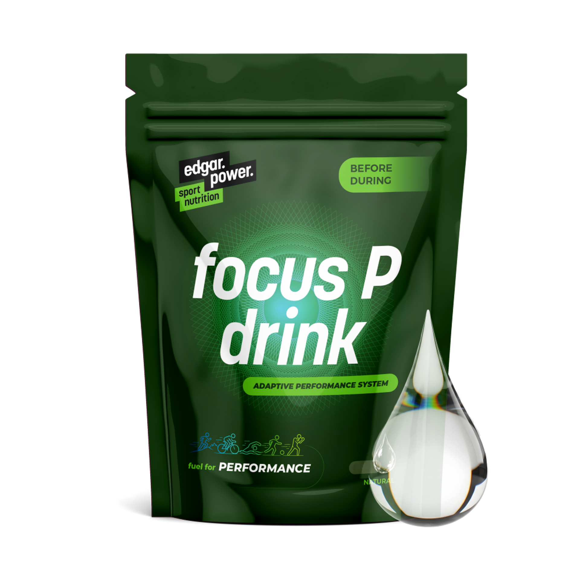 Edgar Focus P Drink bez příchutě 500g