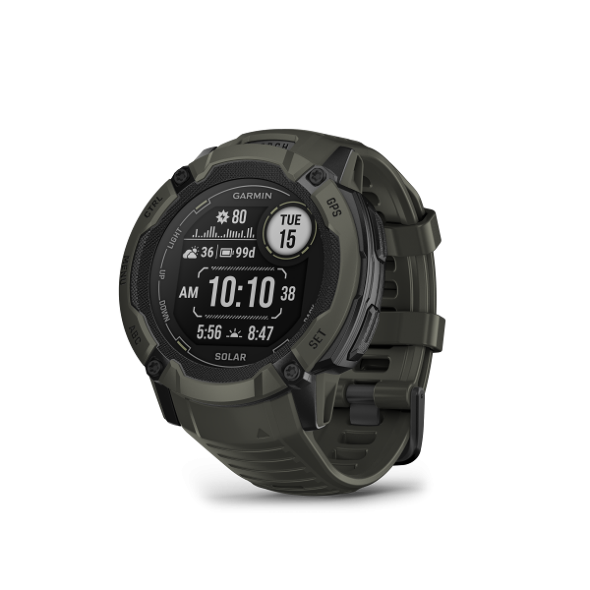 Garmin Instinct 2X Solar Moss