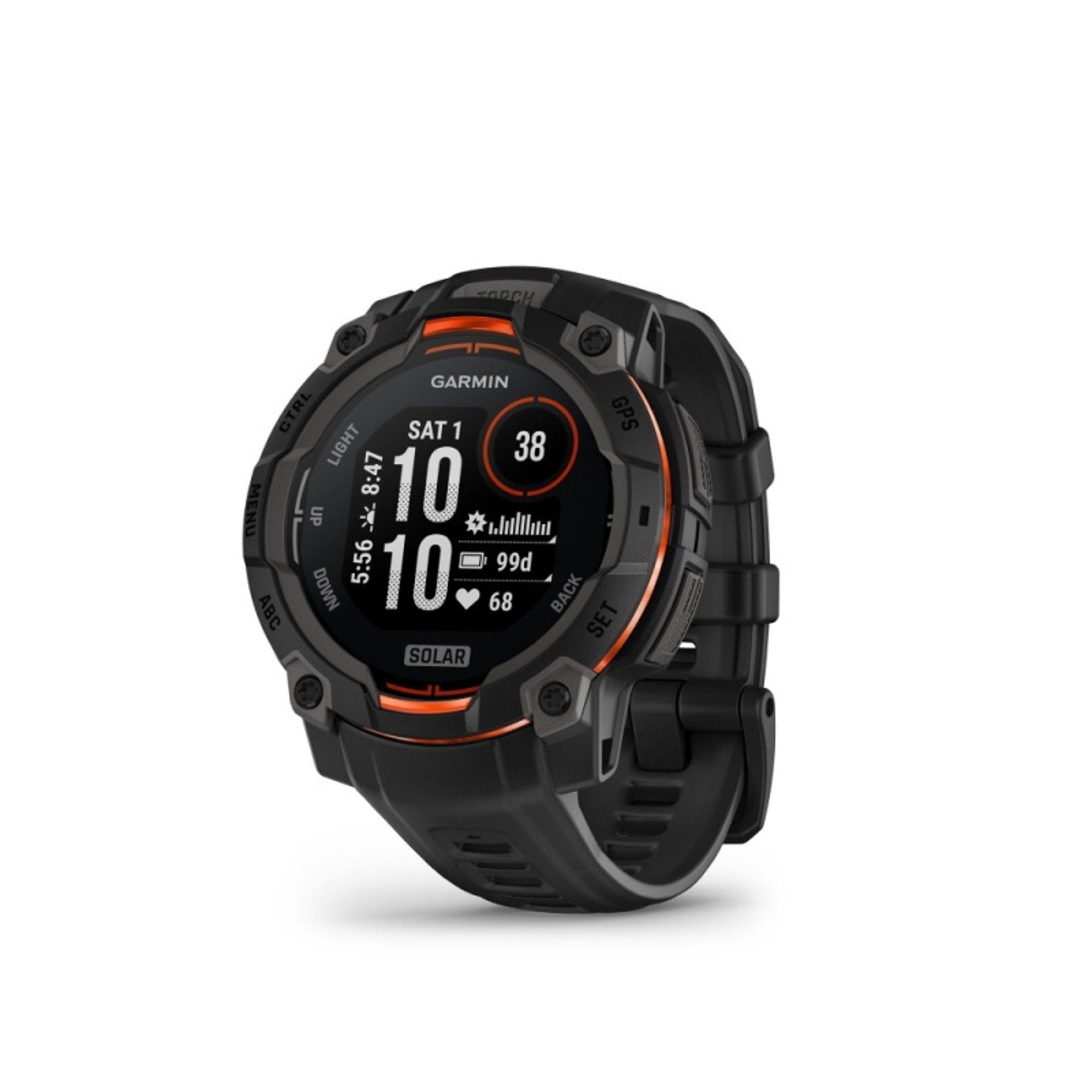 Garmin Instinct 3 Solar 45 mm Black