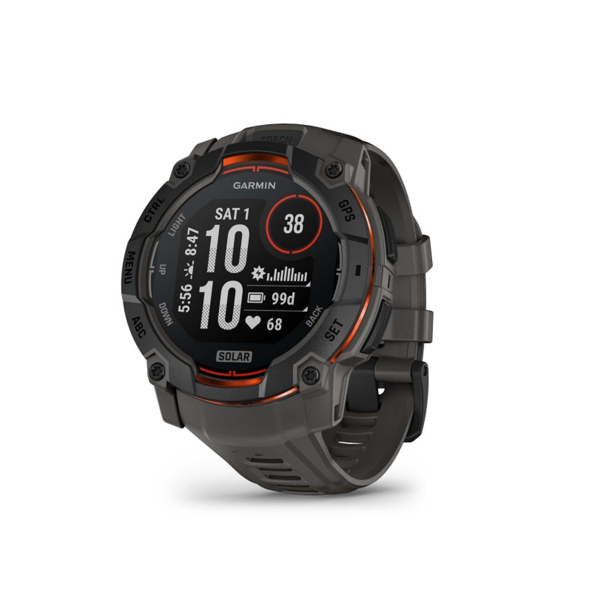 Garmin Instinct 3 Solar 50 mm Black/Charcoal