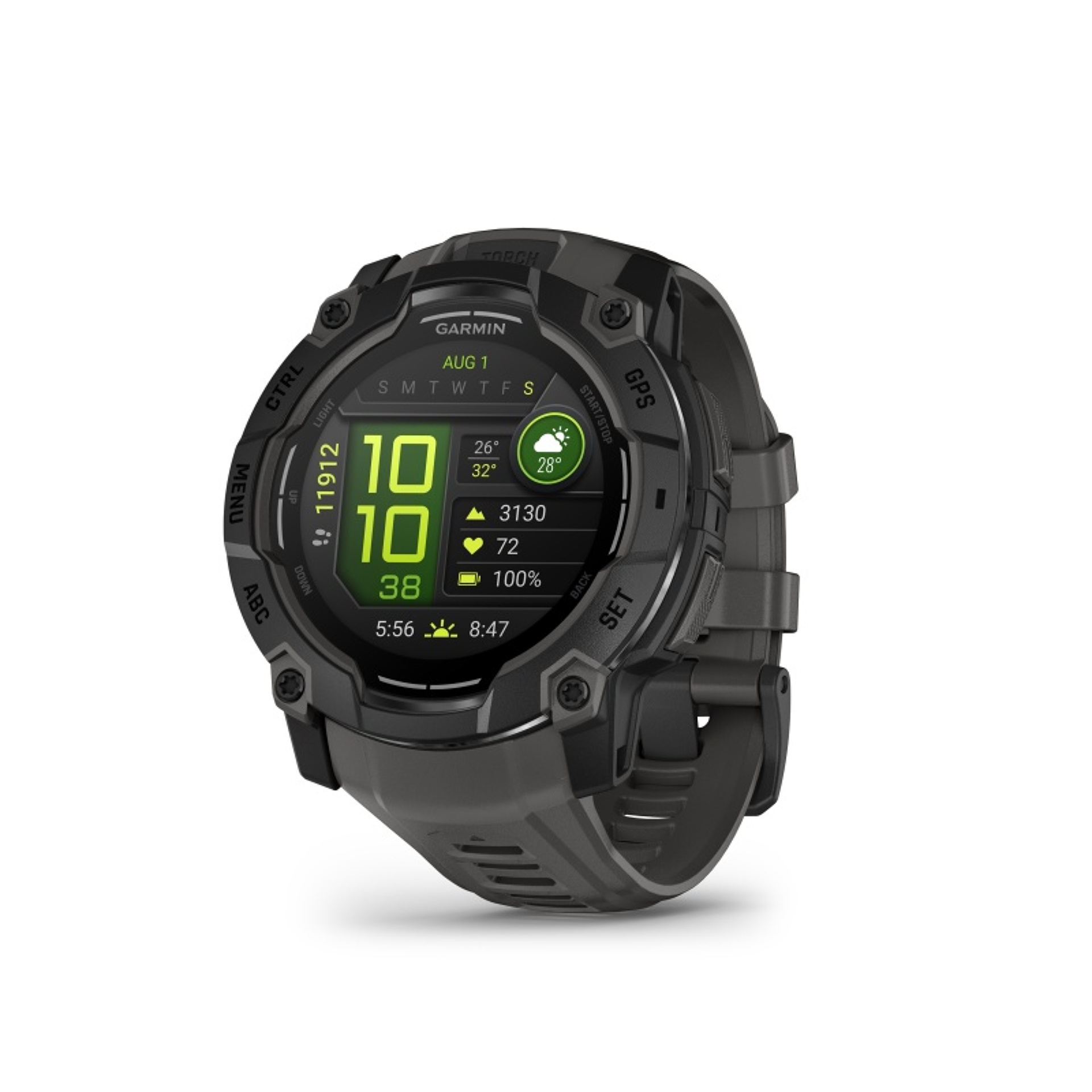 Garmin Instinct 3 AMOLED 50 mm Black/Charcoal