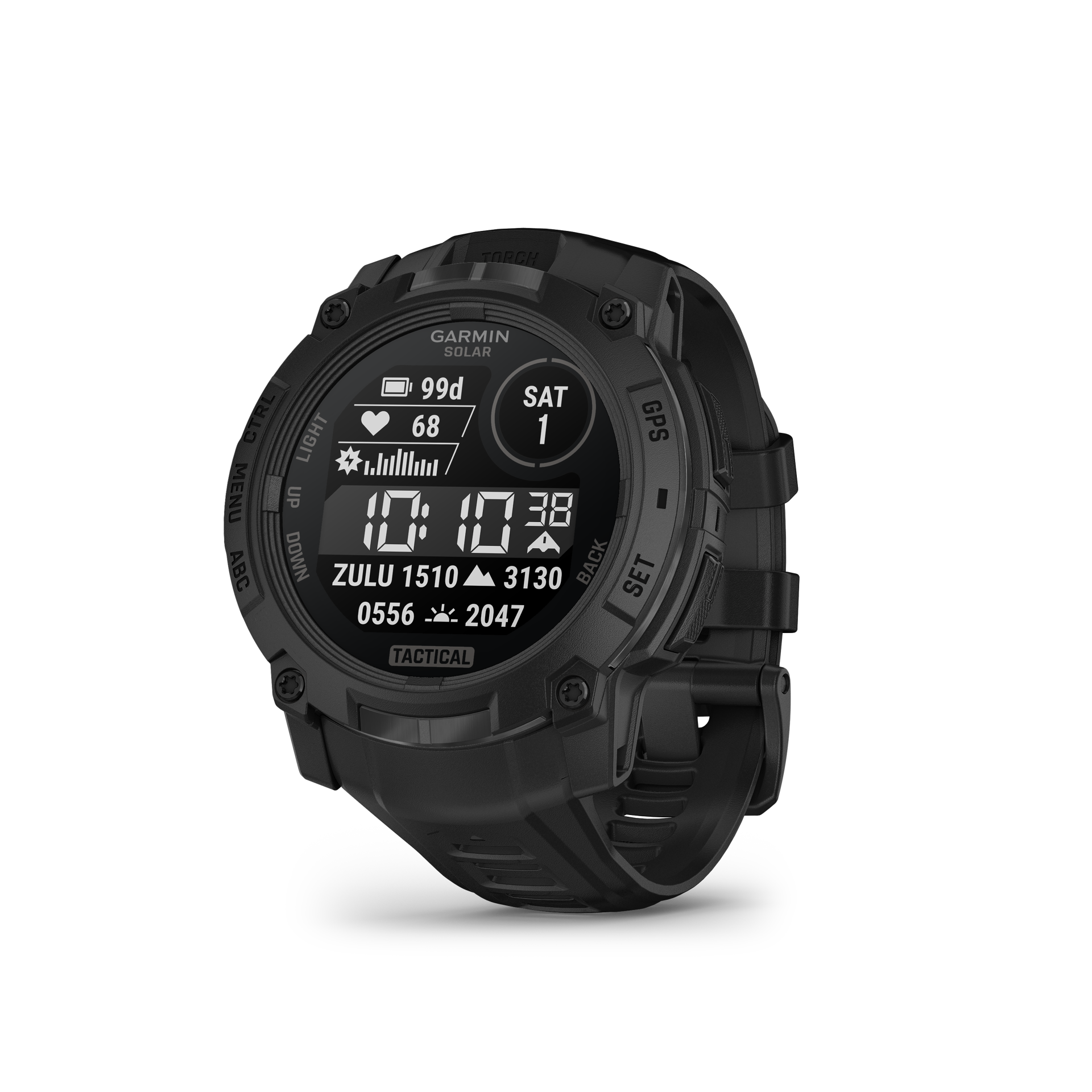 Garmin Instinct 3 Solar Tactical 50 mm Black
