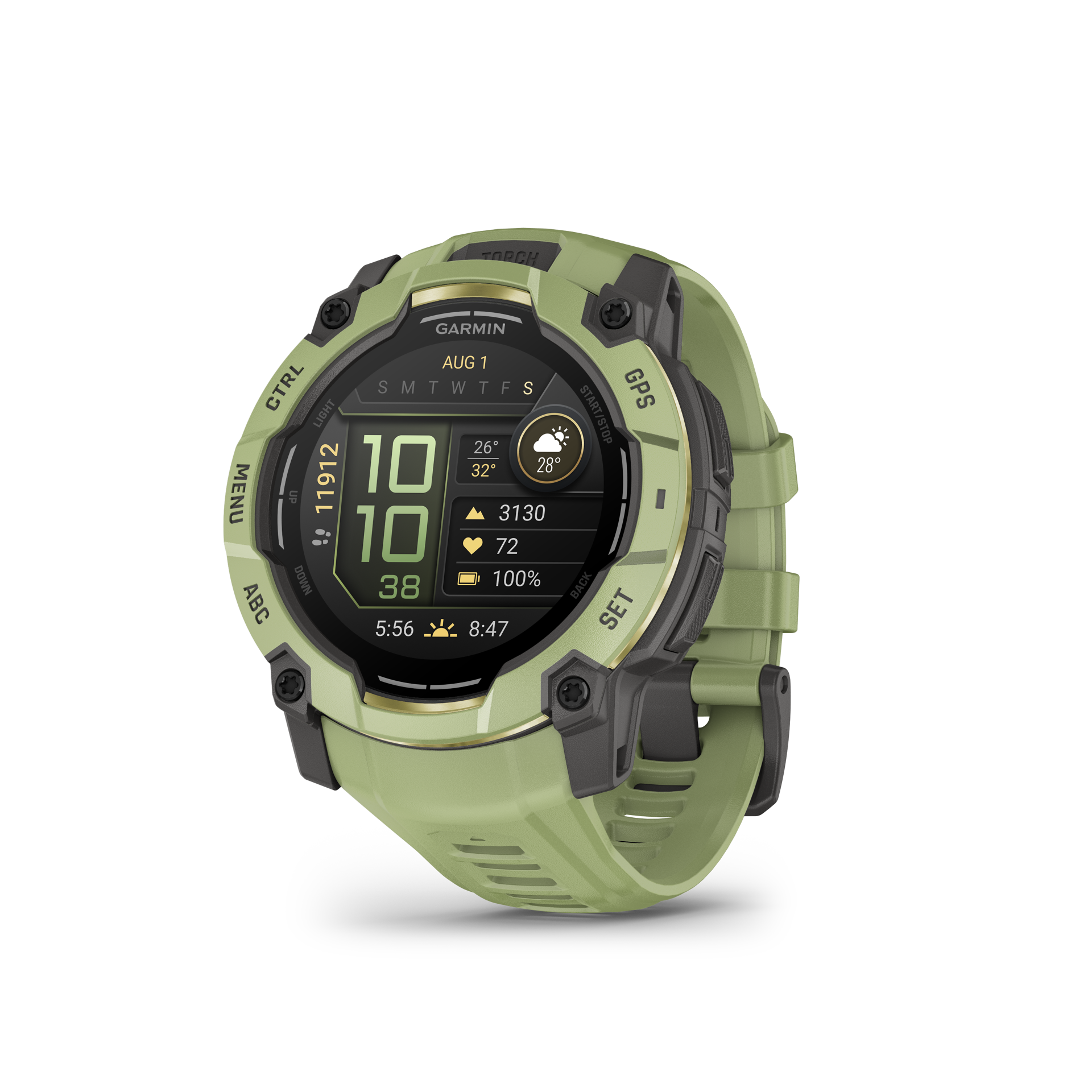 Garmin Instinct 3 AMOLED 50 mm Fern Green