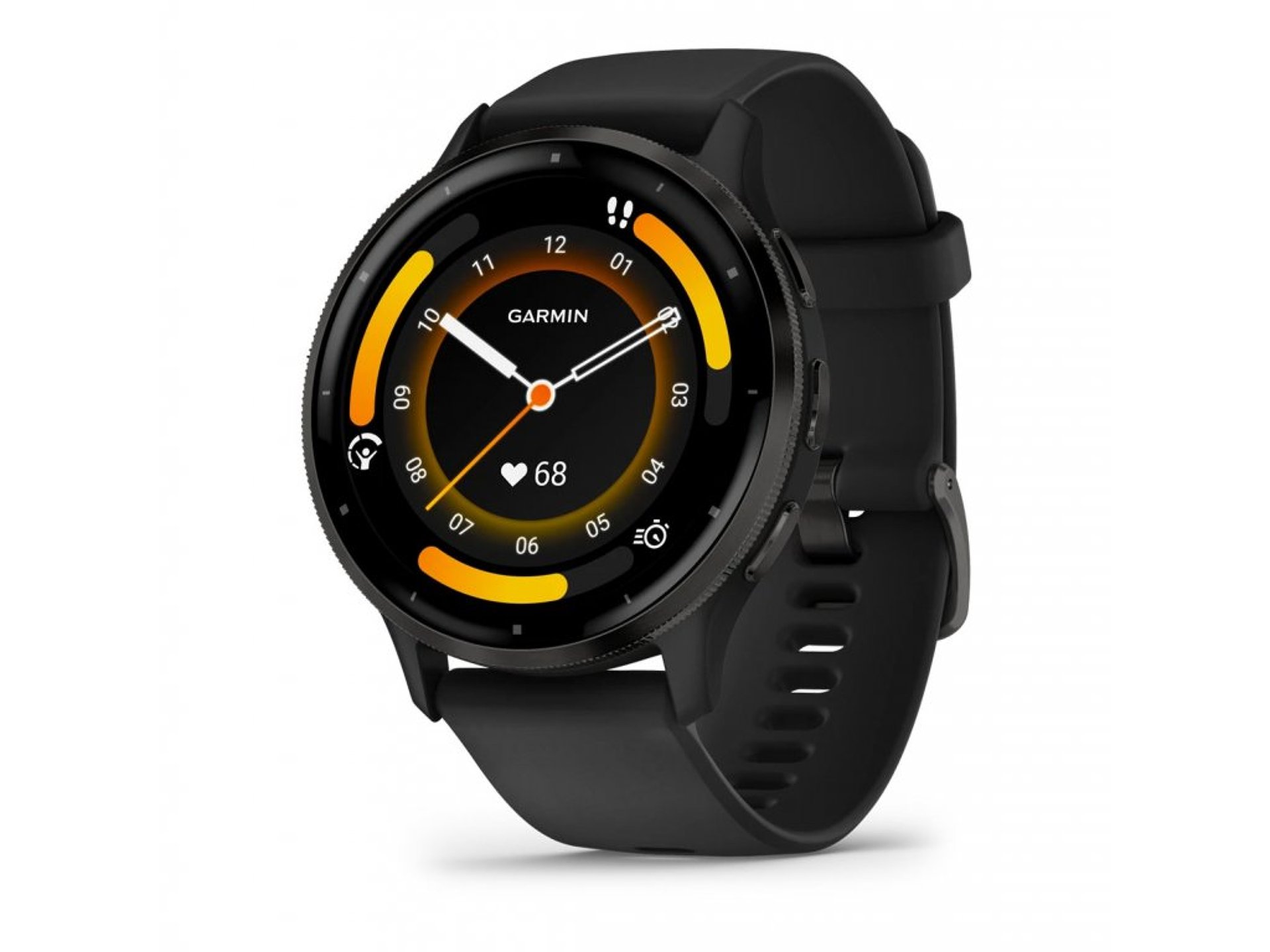 Garmin Venu 3 Slate/Black Silicone Band