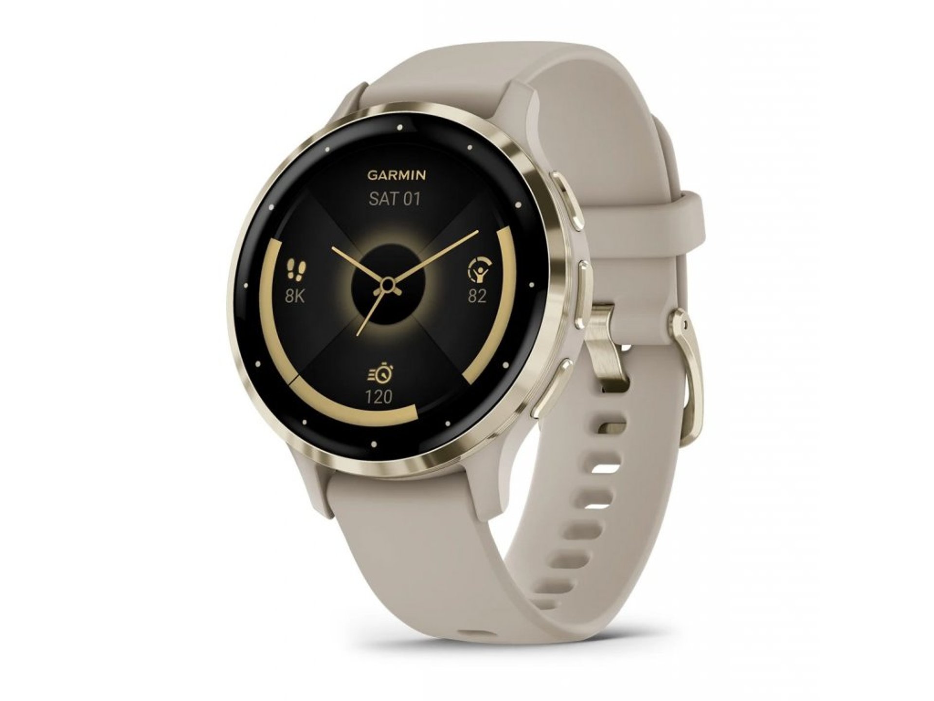 Garmin Venu 3S SoftGold/FrenchGray Silicone Band