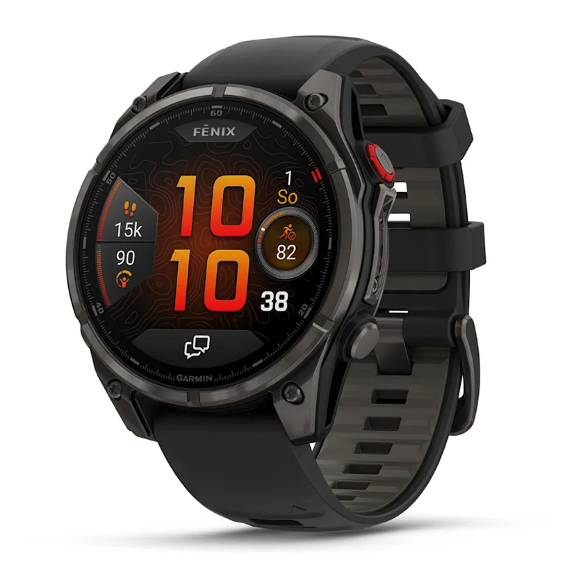 Garmin Fenix 8 Pro 47mm AMOLED, Titan Sapphire Carbon Gray