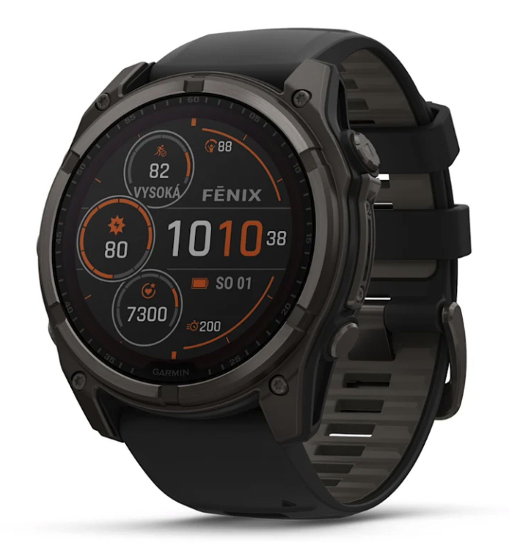 Garmin Fenix 8 51mm Solar, Titan Sapphire Carbon Gray