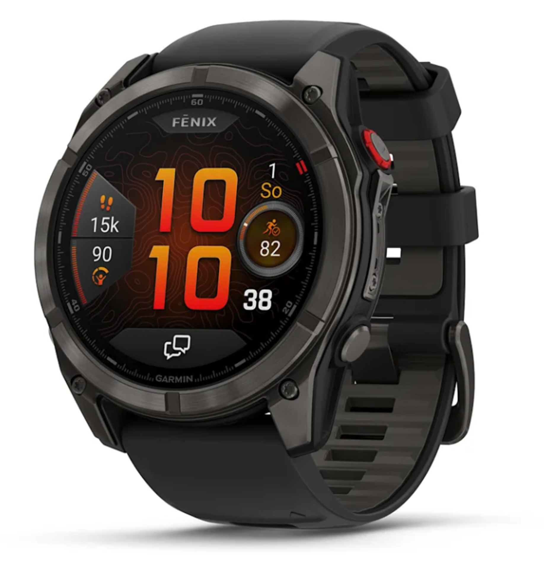 Garmin Fenix 8 Pro 51mm AMOLED, Titan Sapphire Carbon Gray