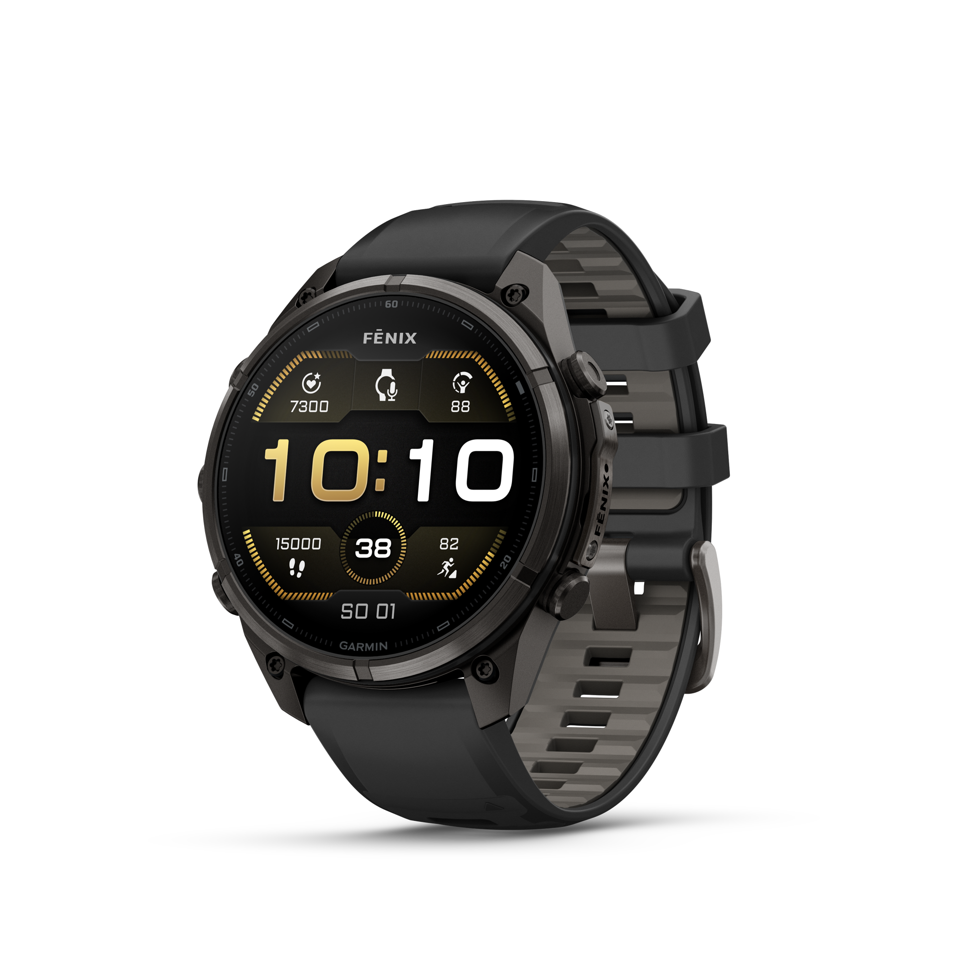 Garmin Fenix 9 Pro 47 mm AMOLED CarbonGrayTitaniumDLC Black/Gray