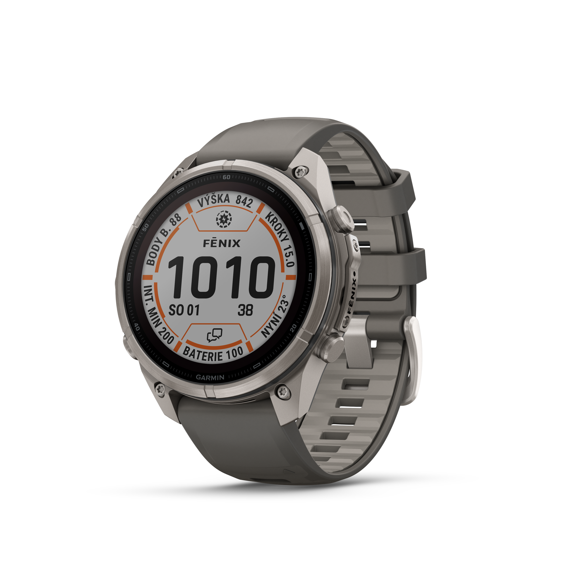 Garmin Fenix 9 Pro Solar inReach 47 mm Titanium PebbleGray