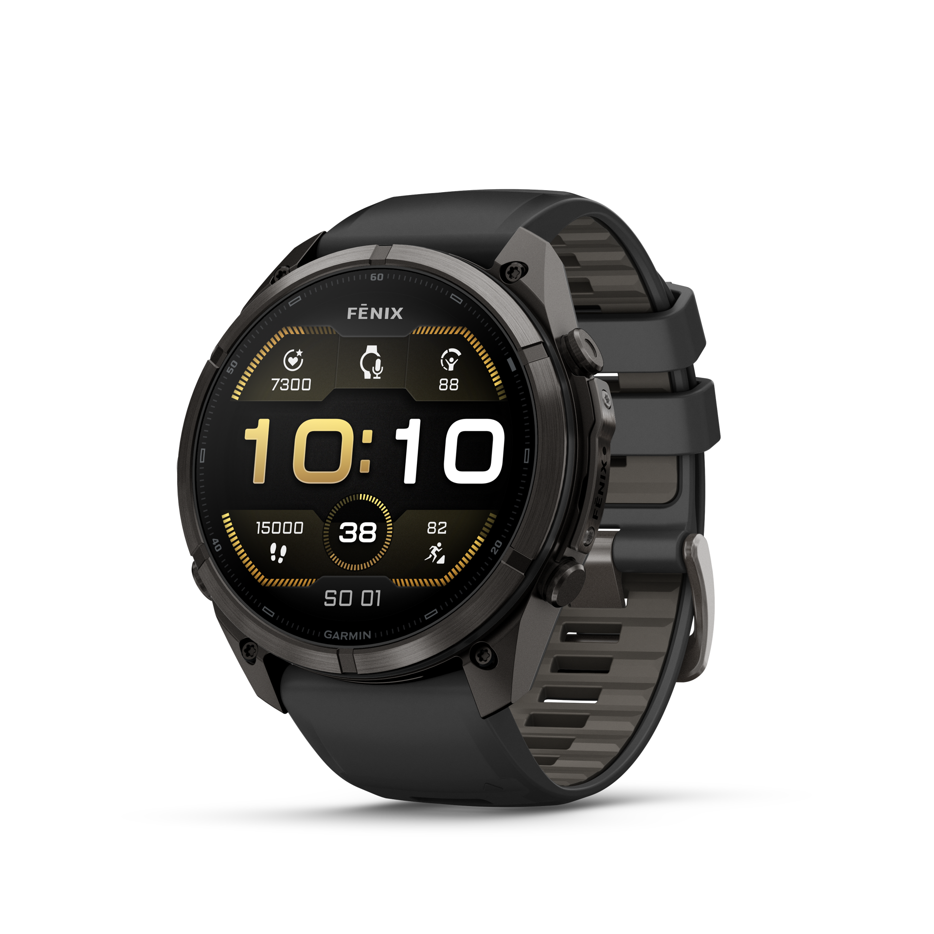 Garmin Fenix 9 Pro 51 mm AMOLED CarbonGrayTitaniumDLC Black/PebbleGray