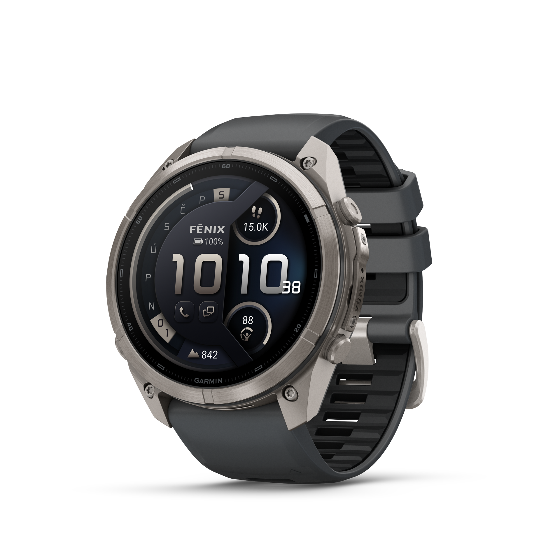 Garmin Fenix 9 Pro inReach 51 mm AMOLED Titanium Graphite/Black