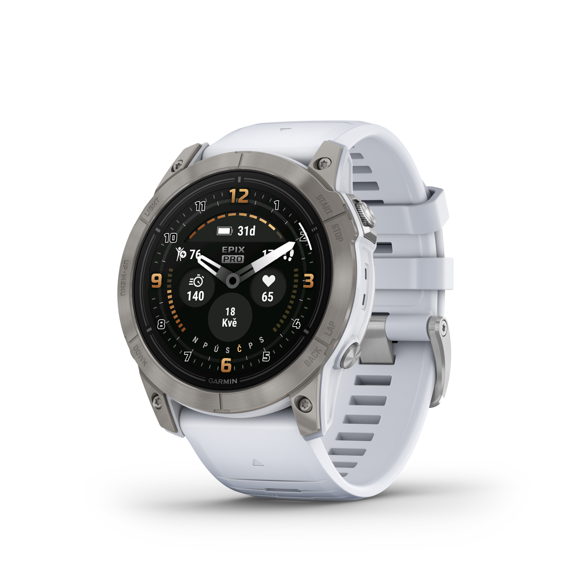 Garmin Epix PRO (Gen 2) Sapphire 51mm Titanium Whitestone