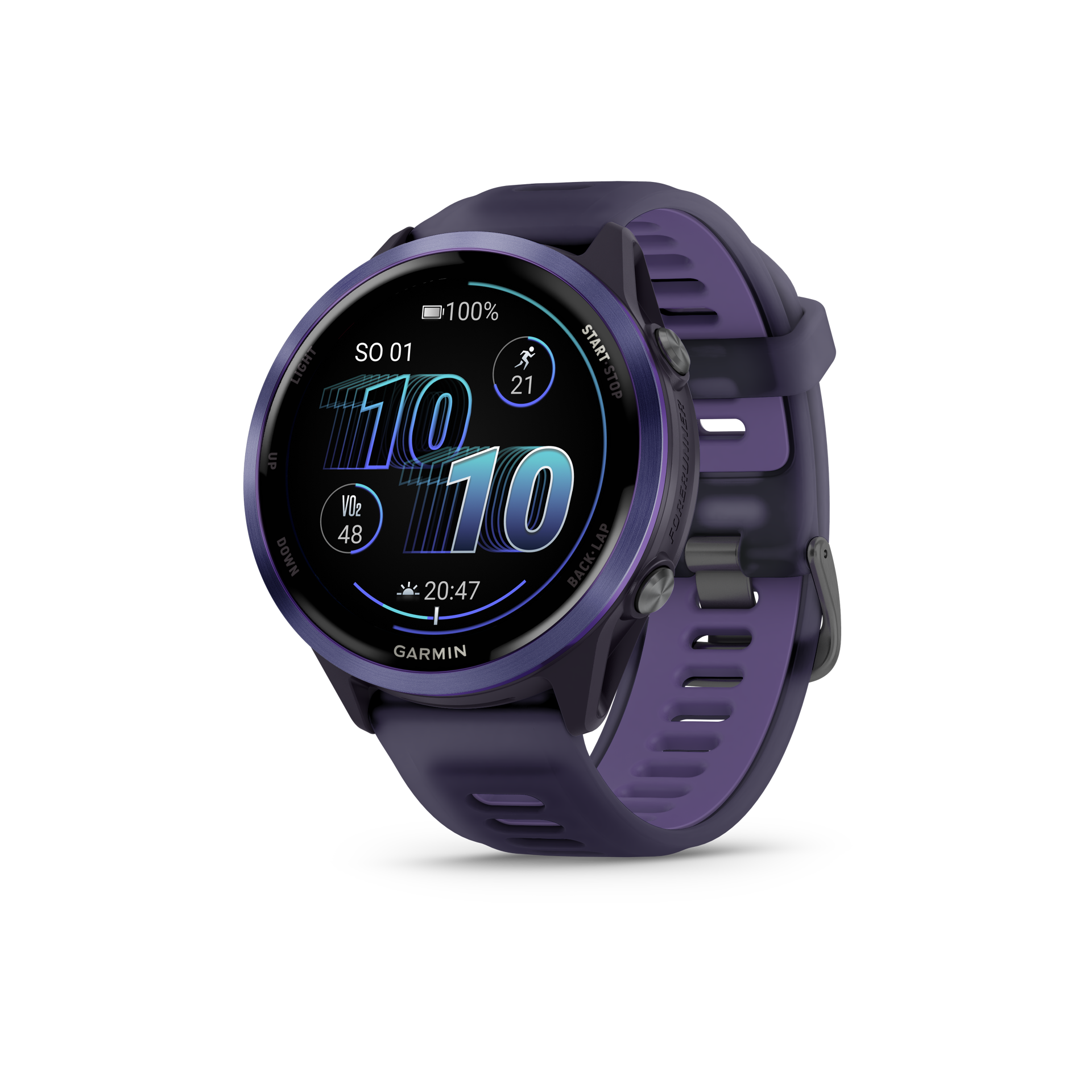 Garmin Forerunner 570 Indigo, řemínek Purple/Indigo