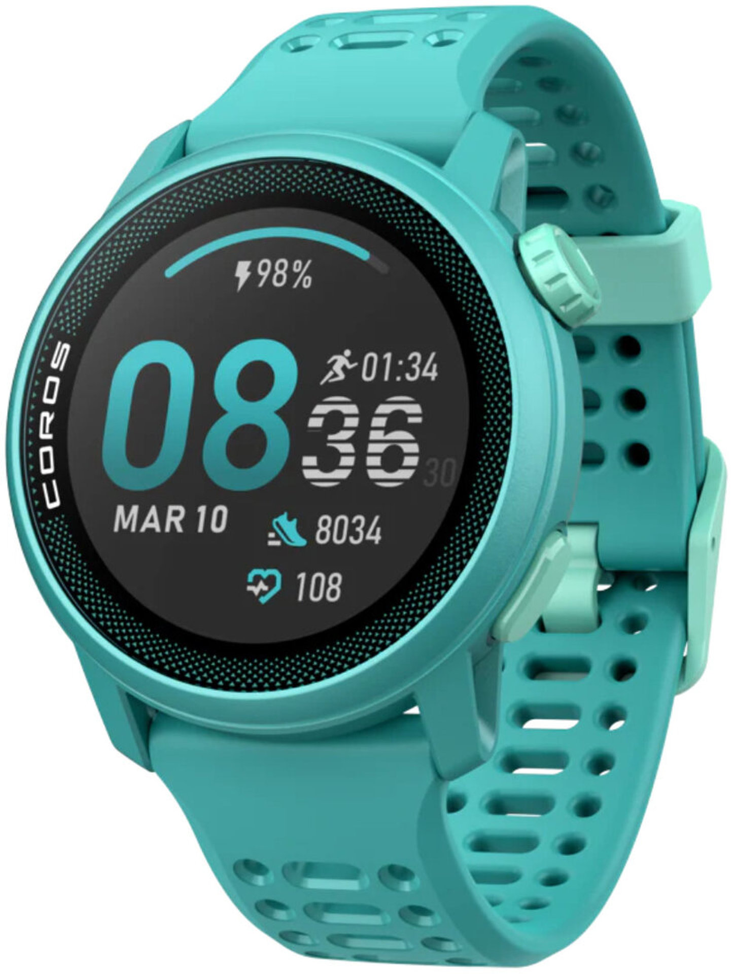 Coros Pace 3 Emerald Silicone Band