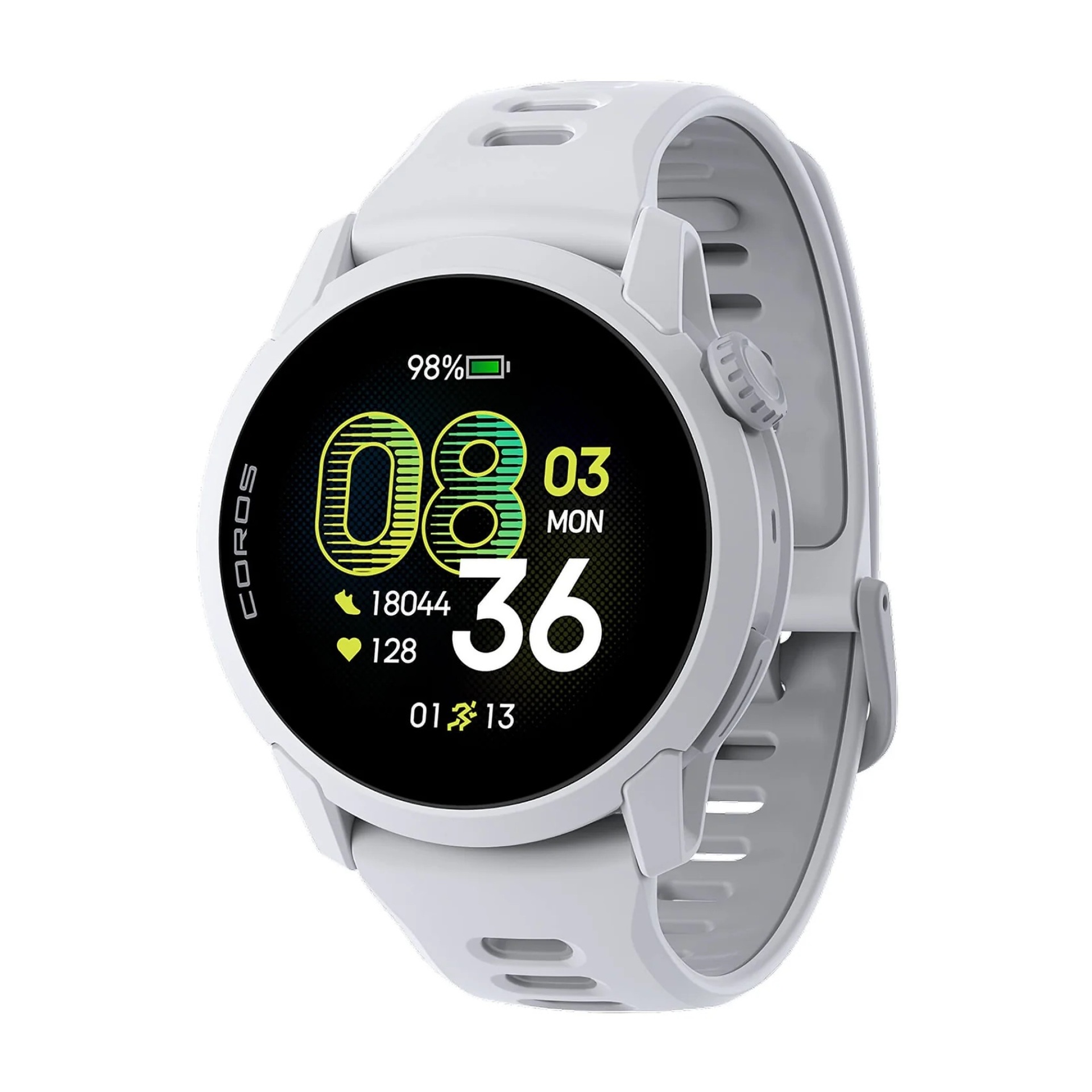 Coros Pace 4 White Silicone Band