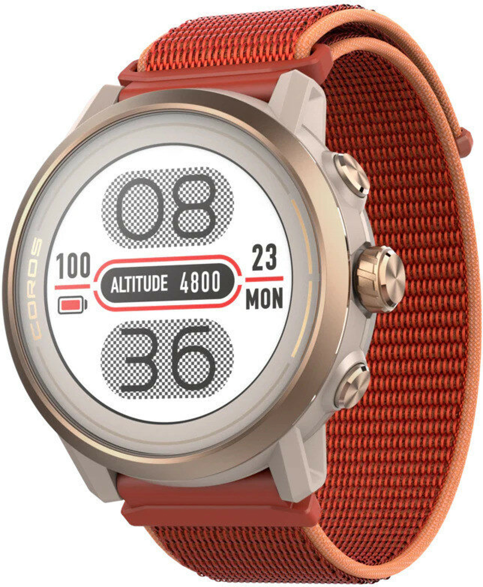 Coros Apex 2 Coral Nylon band