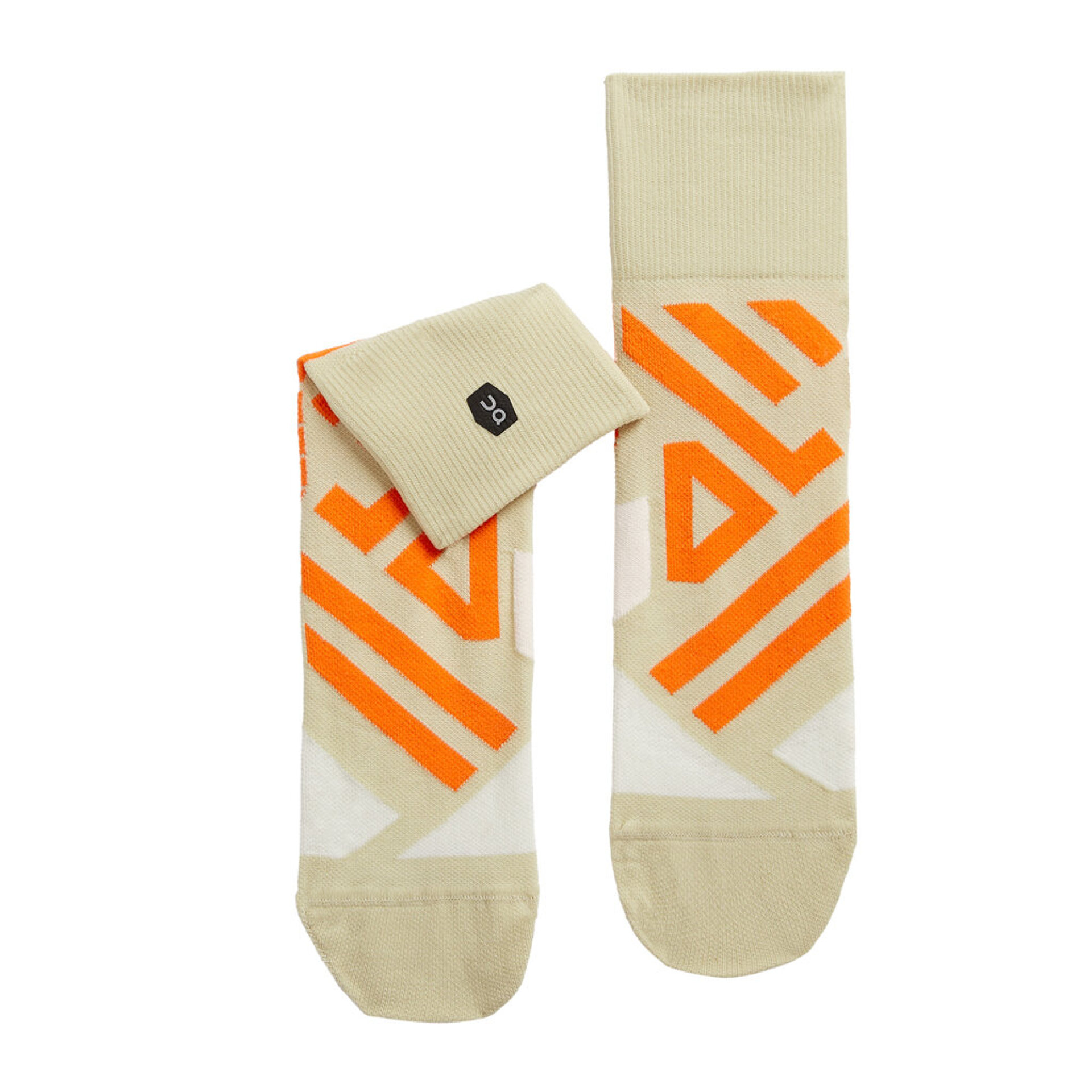 ON Performance Mid Sock, Haze/Flame M