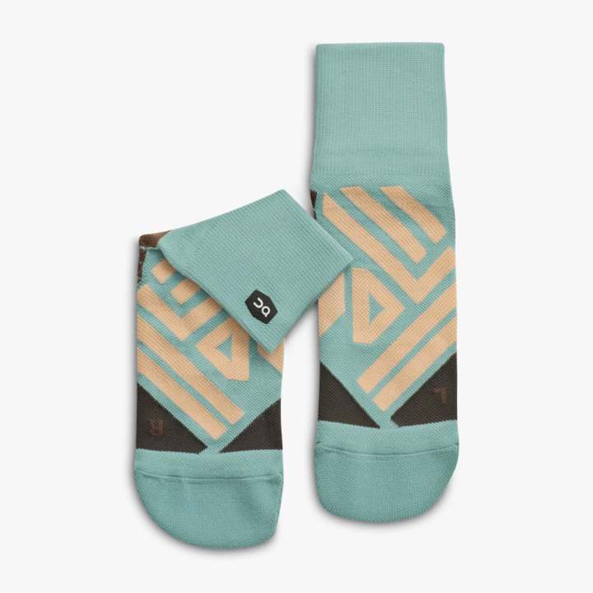 Běžecké ponožky ON Sea/Rosebrown, mid sock