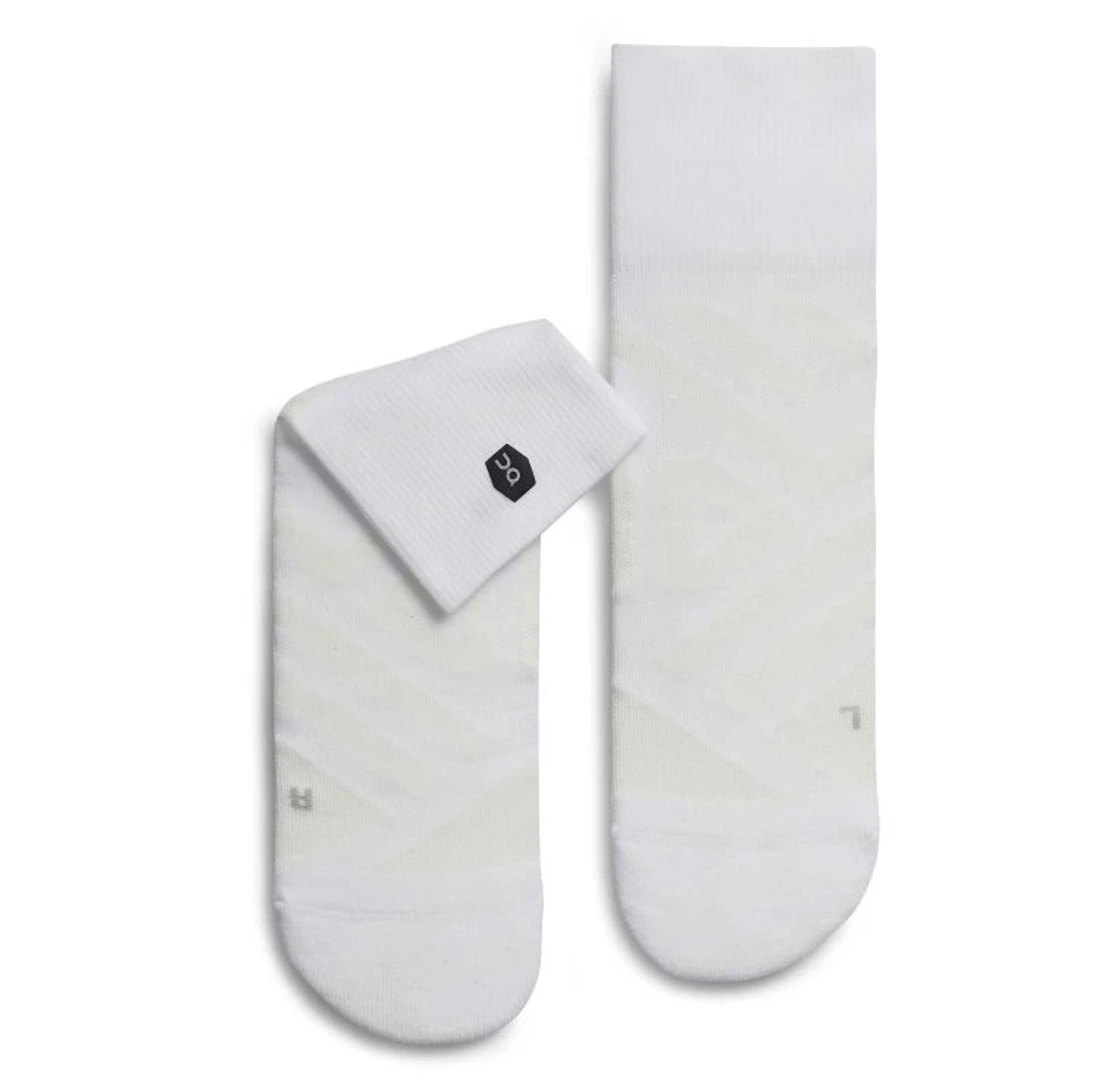 ON Performance Mid Sock, White/Ivory W