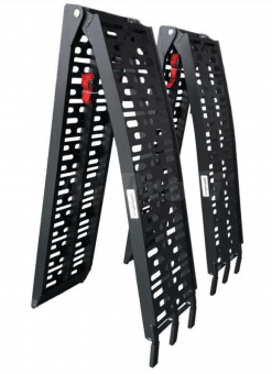 Hliníkové nájezdy s nosností 680 kg, černé