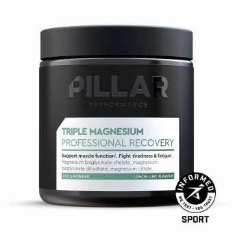Pillar Performance Triple Magnesium Lemon Lime 200g Jar