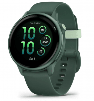 Garmin Vivoactive 6, Metallic Jasper Green / Jasper Green Band