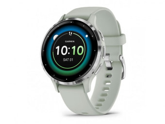 Garmin Venu 3S Silver/SageGrey Silicone Band