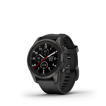 Garmin Fenix 7S PRO Sapphire Solar TitaniumGrayDLC/Black silicone band