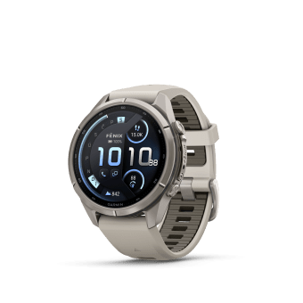Garmin Fenix 9 43 mm AMOLED Bare Titanium Fog Gray