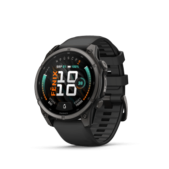 Garmin Fenix 9 47 mm AMOLED CarbonGray TitaniumDLC Black Band
