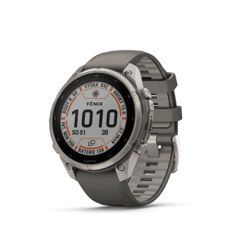 Garmin Fenix 9 Pro Solar inReach 47 mm Titanium PebbleGray