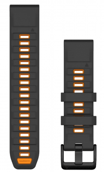Řemínek Quickfit 22 pro Epix/Fenix Graphite/Spark Orange