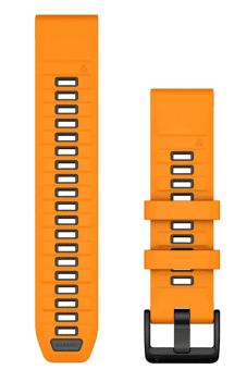 Řemínek Quickfit 22 Spark Orange / Graphite