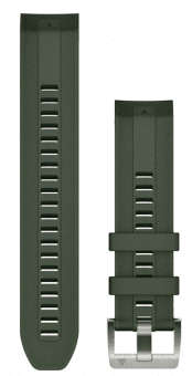 Řemínek pro MARQ - QuickFit 22, Pine Green silikonový