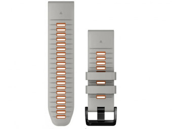 Řemínek Quickfit 26 pro Epix gen2 51mm Fog Gray / Ember Orange