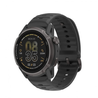 Coros Apex 4 42 mm Black Silicone Band